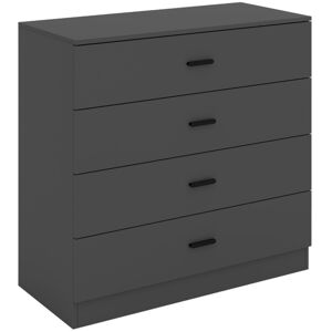 URBN Living - 4-5 Drawer Wooden Bedroom Chest - Black Drawers URBN Living - 4-5 Drawer Wooden Bedroom Chest - Black Drawers
