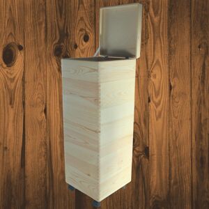 Woodeedoo 6 Tier Square Wooden Storage Box Stacking Pine Decorative Crates 30x30x84cm Woodeedoo 6 Tier Square Wooden Storage Box Stacking Pine Decorative Crates 30x30x84cm