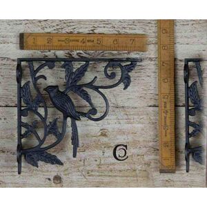 Black Country Metalworks Antique Cast Iron \"Bird\" Shelf Wall Bracket - 180 X 190mm Black Country Metalworks Antique Cast Iron \"Bird\" Shelf Wall Bracket - 180 X 190mm