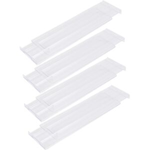 Sodial Drawer Dividers 8 Pack, Adjustable 3.2 Inch High Expandable From 11-20.61196 Sodial Drawer Dividers 8 Pack, Adjustable 3.2 Inch High Expandable From 11-20.61196