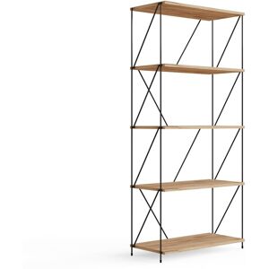 Y1 Furniture Oak Bookshelf Cubed Storage Shelving Unit 5 Tier Y1 Furniture Oak Bookshelf Cubed Storage Shelving Unit 5 Tier