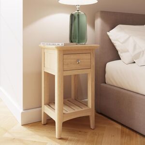Fwstyle 1 Drawer Bedside Traditional Bedroom Furniture Natural Ash Fwstyle 1 Drawer Bedside Traditional Bedroom Furniture Natural Ash