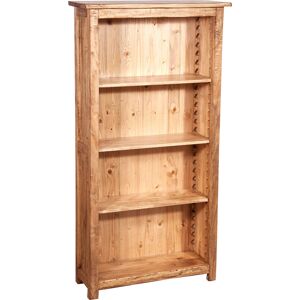 Biscottini Small Country Bookshelf In Solid Tilia Wood Natural Finish L68xpr25x Biscottini Small Country Bookshelf In Solid Tilia Wood Natural Finish L68xpr25x
