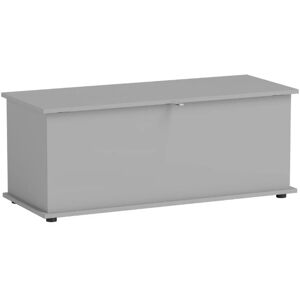 Homcom Storage Chest With Lid, 113l Storage Box, Grey Homcom Storage Chest With Lid, 113l Storage Box, Grey