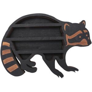 Sodial 2x(Raccoon Wall Shelf Crystal Display Organizer Hanging Floating Shelf For8192 Sodial 2x(Raccoon Wall Shelf Crystal Display Organizer Hanging Floating Shelf For8192