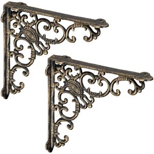 RelaxDays 4 Vintage Baroque Wall Shelf Supports - Shelf Brackets RelaxDays 4 Vintage Baroque Wall Shelf Supports - Shelf Brackets