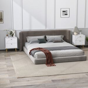 Homcom 2-Piece Bedside Tables Set With 2 Drawers For Bedroom, White Homcom 2-Piece Bedside Tables Set With 2 Drawers For Bedroom, White