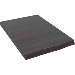 Wall Shelf Dark Grey 40x60x(2-4) Cm Treated Solid Wood Oak Vidaxl Wall Shelf Dark Grey 40x60x(2-4) Cm Treated Solid Wood Oak Vidaxl