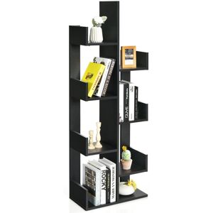 Costway 8 Tier Bookshelf Storage Display Floor Standing Bookcase Shelving Organizer Home Costway 8 Tier Bookshelf Storage Display Floor Standing Bookcase Shelving Organizer Home