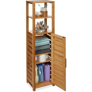 Relaxdays Bamboo Bathroom Shelf Wooden Shelving Unit Lightweight Bamboo Storage Rack Relaxdays Bamboo Bathroom Shelf Wooden Shelving Unit Lightweight Bamboo Storage Rack