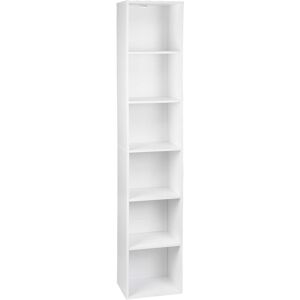 Woltu Bookcase, White Book Shelf 6 Storage Cubes Unit, Tall Freestanding Bookcas Woltu Bookcase, White Book Shelf 6 Storage Cubes Unit, Tall Freestanding Bookcas