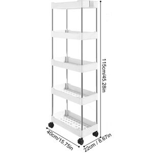 Slim Storage Cart Bathroom Organizer Mobile Shelving Unit Rolling Utility Car Slim Storage Cart Bathroom Organizer Mobile Shelving Unit Rolling Utility Car