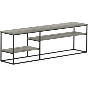 Furinno Moretti Modern Lifestyle Tv Stand For Tv Up To 78 Inch, French Oak Grey Furinno Moretti Modern Lifestyle Tv Stand For Tv Up To 78 Inch, French Oak Grey