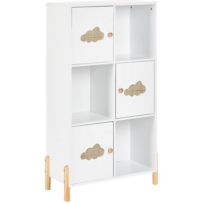 Beliani Cloudy Kids Room Shelf - Librería infantil Beliani Cloudy Kids Room Shelf - Librería infantil