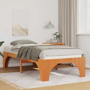 Floor Bed Frame With Storage Brown Solid Pine Wood Vidaxl Floor Bed Frame With Storage Brown Solid Pine Wood Vidaxl