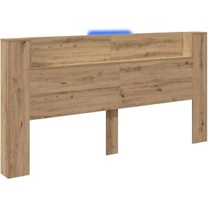 Vidaxl Headboard Artisan Oak 200 X 15 X 103.5 Cm Engineered Wood, Bedroom Decor, Vidaxl Headboard Artisan Oak 200 X 15 X 103.5 Cm Engineered Wood, Bedroom Decor,