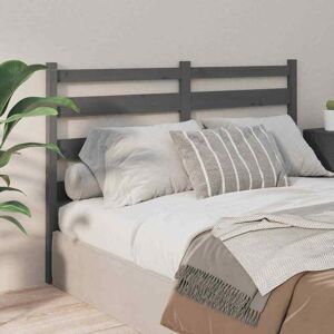 Bed Headboard Grey 126x4x100 Cm Solid Wood Pine Vidaxl Bed Headboard Grey 126x4x100 Cm Solid Wood Pine Vidaxl