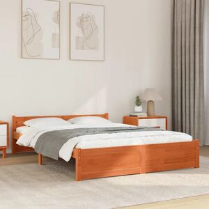 Bed Frame With Headboard Wax Brown 160 X 200 Cm Solid Pine Wood Vidaxl Bed Frame With Headboard Wax Brown 160 X 200 Cm Solid Pine Wood Vidaxl
