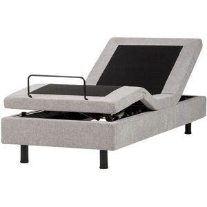 Beliani Adjustable Bed Without Headboard Fabric Duke Ii 80 X 200 Cm (Eu Small Single) Li Beliani Adjustable Bed Without Headboard Fabric Duke Ii 80 X 200 Cm (Eu Small Single) Li