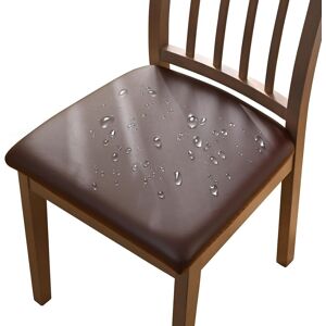 Alishomtll Leather Dining Chair Covers Set Of 4/6 Pu Chair Seat Slipcovers Wate Alishomtll Leather Dining Chair Covers Set Of 4/6 Pu Chair Seat Slipcovers Wate