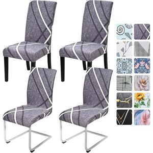 Alishomtll Dining Chair Covers Set Of 4 Stretch Chair Slipcovers Swing Chair El Alishomtll Dining Chair Covers Set Of 4 Stretch Chair Slipcovers Swing Chair El