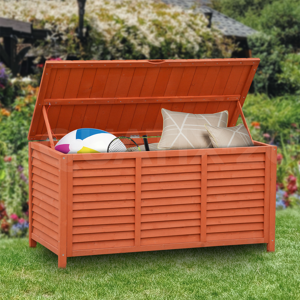 Kct Wooden Garden Storage Deck Box 250l Tool Chest Outdoor Patio Furniture Container Kct Wooden Garden Storage Deck Box 250l Tool Chest Outdoor Patio Furniture Container