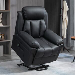 Homcom Pu Leather Lift Stand Assistance Recliner Extra Padded Electric Power W/remote Homcom Pu Leather Lift Stand Assistance Recliner Extra Padded Electric Power W/remote