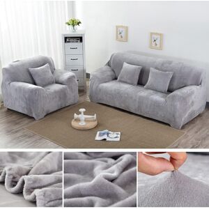Yeahmart Thick Sofa Covers 1/2/3 Seater Pure Color Sofa Protector Velvet Easy F Yeahmart Thick Sofa Covers 1/2/3 Seater Pure Color Sofa Protector Velvet Easy F