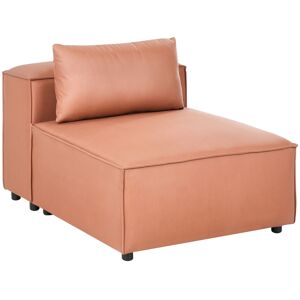 Beliani Modular Sofa - Golden Brown - Faux Leather - Modern Type Beliani Modular Sofa - Golden Brown - Faux Leather - Modern Type
