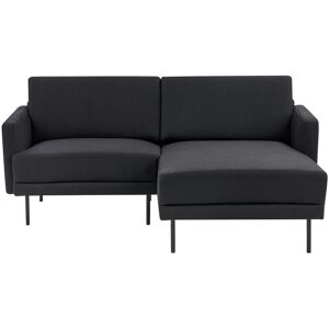 Beliani Breda Black Modern Corner Sofa - Sofa Beliani Breda Black Modern Corner Sofa - Sofa