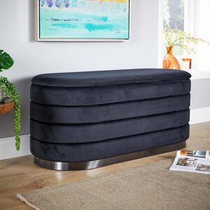 Home Source Cake Velvet Fabric Storage Ottoman - Storage Ottoman Home Source Cake Velvet Fabric Storage Ottoman - Storage Ottoman