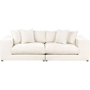Beliani Glorvika 3-Seater Sofa White - Modern Furniture Beliani Glorvika 3-Seater Sofa White - Modern Furniture