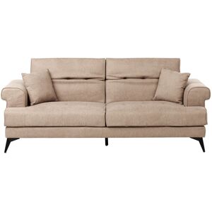 Beliani Modern Sofa with Adjustable Headrests - Sofa Beliani Modern Sofa with Adjustable Headrests - Sofa
