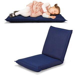 Gainoom 6 Positions Adjustable Lazy Sofa Foldable Floor Seat Reclining Chair Navy Gainoom 6 Positions Adjustable Lazy Sofa Foldable Floor Seat Reclining Chair Navy