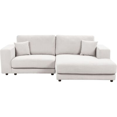 Beliani Lofoten Off-White Fabric Left Hand Corner Sofa - Corner Sofa Beliani Lofoten Off-White Fabric Left Hand Corner Sofa - Corner Sofa