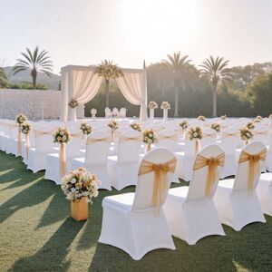 50pcs Chair Covers Dining Spandex Slip Seat Cover Wedding Party Flat Anniversary 50pcs Chair Covers Dining Spandex Slip Seat Cover Wedding Party Flat Anniversary