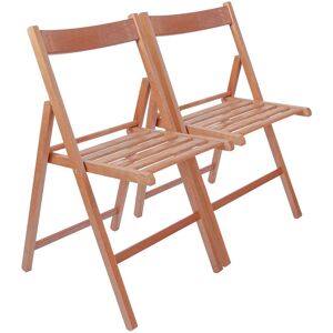 Harbour Housewares 2x Walnut Wooden Folding Chairs Foldable Space Saving Slatted Office Dining Seat Harbour Housewares 2x Walnut Wooden Folding Chairs Foldable Space Saving Slatted Office Dining Seat