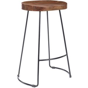 Elm Home And Garden Solid Wood Dark Oak Finish Kitchen Breakfast Bar Stool 70cm Elm Home And Garden Solid Wood Dark Oak Finish Kitchen Breakfast Bar Stool 70cm