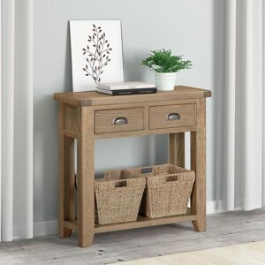 Home Source Holcombe Console Table Side End Table Hallway Stand 2 Drawers 2 Baskets Wooden Home Source Holcombe Console Table Side End Table Hallway Stand 2 Drawers 2 Baskets Wooden
