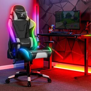 X Rocker Agility Rgb Gaming Chair Led Lights Adjustable Office Chair Racing Seat X Rocker Agility Rgb Gaming Chair Led Lights Adjustable Office Chair Racing Seat