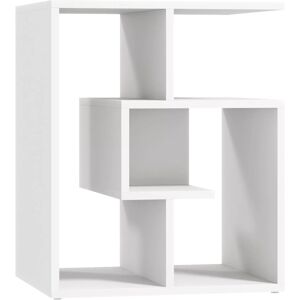 Homcom 3-Tier Side End Table Open Shelves Storage Coffee Book Magazine Desk White Homcom 3-Tier Side End Table Open Shelves Storage Coffee Book Magazine Desk White