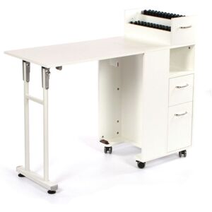 Urbanity Compact Foldable Folding Nail Station Salon Manicure Table Desk White A Urbanity Compact Foldable Folding Nail Station Salon Manicure Table Desk White A