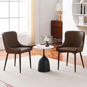 Bubble Dining Chairs Set Of 2 Faux Leather Upholstered Kitchen Chair Padded Seat Backs Bubble Dining Chairs Set Of 2 Faux Leather Upholstered Kitchen Chair Padded Seat Backs