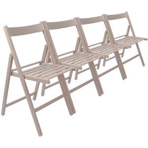 Harbour Housewares 4x Dove Grey Wooden Folding Chairs Foldable Space Saving Slatted Office Seat Harbour Housewares 4x Dove Grey Wooden Folding Chairs Foldable Space Saving Slatted Office Seat