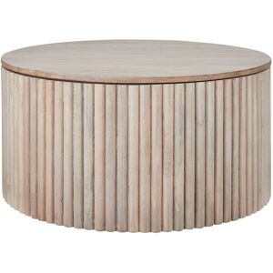 Beliani Coffee Table - Mango Wood 70cm with Storage - Modern Design Living Room Beliani Coffee Table - Mango Wood 70cm with Storage - Modern Design Living Room