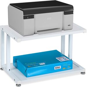 Relaxdays Office Organiser Tiers Printer Stand Compartments Desk White Holder Home Wood Relaxdays Office Organiser Tiers Printer Stand Compartments Desk White Holder Home Wood