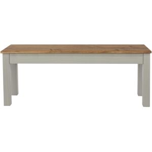 Home Source Dining Bench Grey Large Kitchen Home Furniture Pine Solid Wooden Seating Home Source Dining Bench Grey Large Kitchen Home Furniture Pine Solid Wooden Seating