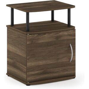 Furinno Jaya Utility Design End Table, Side Table, Nightstand, Columbia Walnut/ Furinno Jaya Utility Design End Table, Side Table, Nightstand, Columbia Walnut/