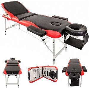 Merax Portable 3 Fold Massage Table Beauty Therapy Bed Couch Facial Spa Salon Red Merax Portable 3 Fold Massage Table Beauty Therapy Bed Couch Facial Spa Salon Red