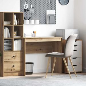 Desk Artisan Oak 90 X 40 X 76 Cm Engineered Wood Vidaxl Desk Artisan Oak 90 X 40 X 76 Cm Engineered Wood Vidaxl